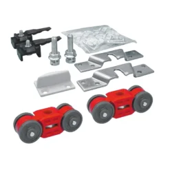 NK 50 - Accesorios estándar o retráctiles para 1 puerta corredera de madera de hasta 50 Kg.