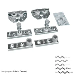 NK FOLD - Accesorios para puertas correderas plegables de máx. 20 Kg./hoja