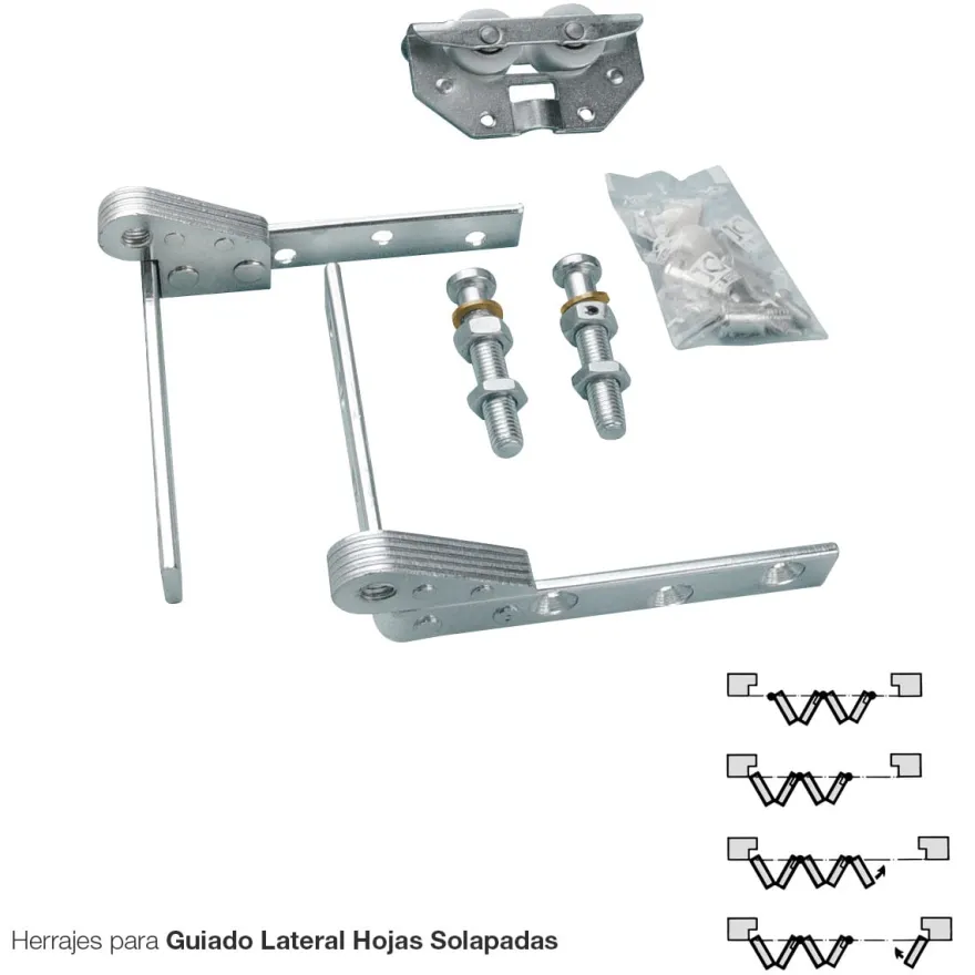 NK FOLD - Accesorios para puertas correderas plegables de máx. 20 Kg./hoja