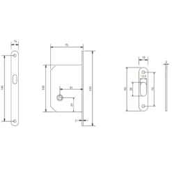 NOE Round - Kit de Cerradura + Muletillas + dedal