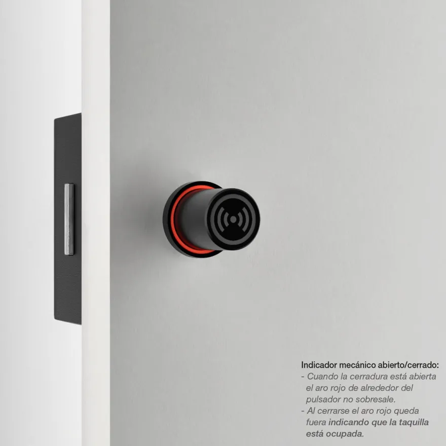 OJMAR OTS 20 Batteryless - Cerradura electromecánica sin pilas de autonomía ilimitada
