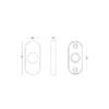 OVAL - Jgo Rosetas ovaladas con muelle