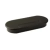 OVAL - Pasacables para encastrar con tapa