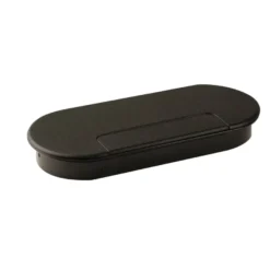 OVAL - Pasacables para encastrar con tapa