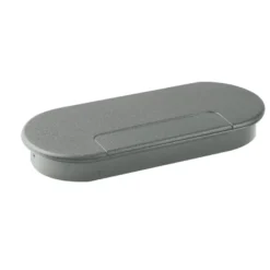 OVAL - Pasacables para encastrar con tapa