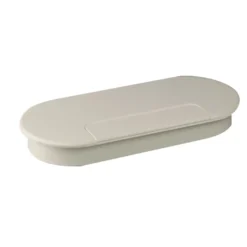 OVAL - Pasacables para encastrar con tapa