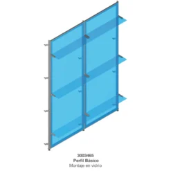 PANELSYSTEM - Perfiles para instalaciones comerciales o vestidores.