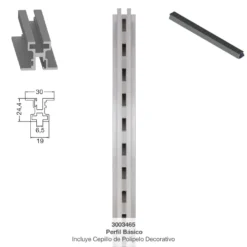 PANELSYSTEM - Perfiles para instalaciones comerciales o vestidores.
