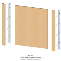 PANELSYSTEM - Perfiles para instalaciones comerciales o vestidores.