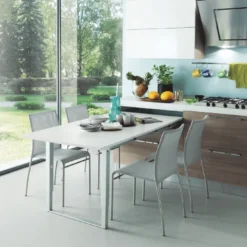 PARTY - Guía extensible de 5 cuerpos con pata regulable para mesa extraíble