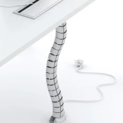 Pasacables tipo vertebra para escritorios