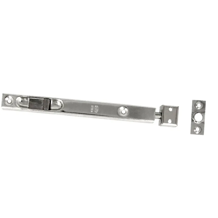 Pasador de caja 16 mm. para sobreponer o embutir accionado por pestillo