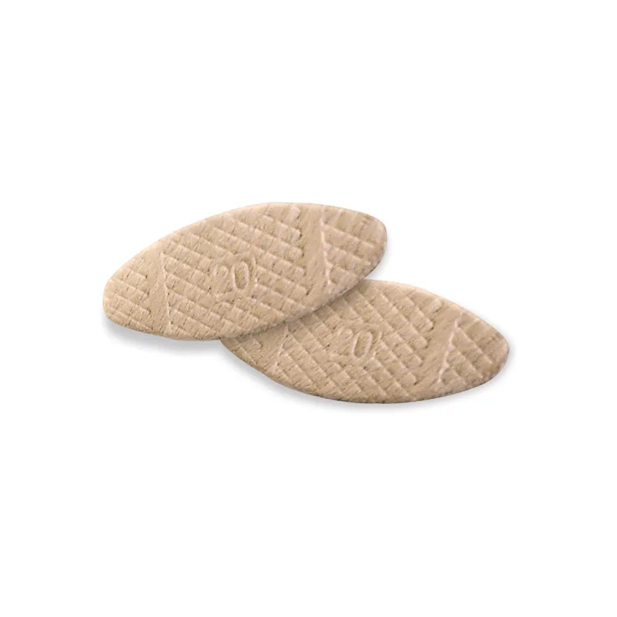 Pastillas tipo galleta de madera para ensables de encolar Virutex