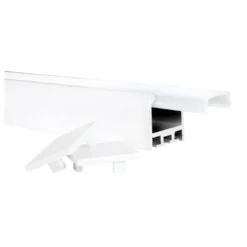 PAULIN - Perfil sobrepuesto con difusor hasta 30W