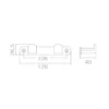 Percha JANE Doble Horizontal