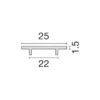 Perfil difusor para regletas LED