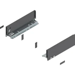 Perfiles metálicos laterales cajon Legrabox Blum