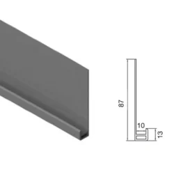 Perfil faldón para perfilería ATLANTICO MIN10 Minimalista