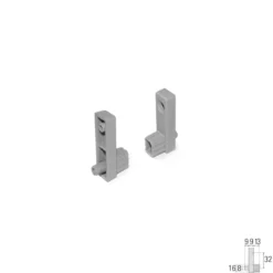 Perfil y soportes de refuerzo para muebles
