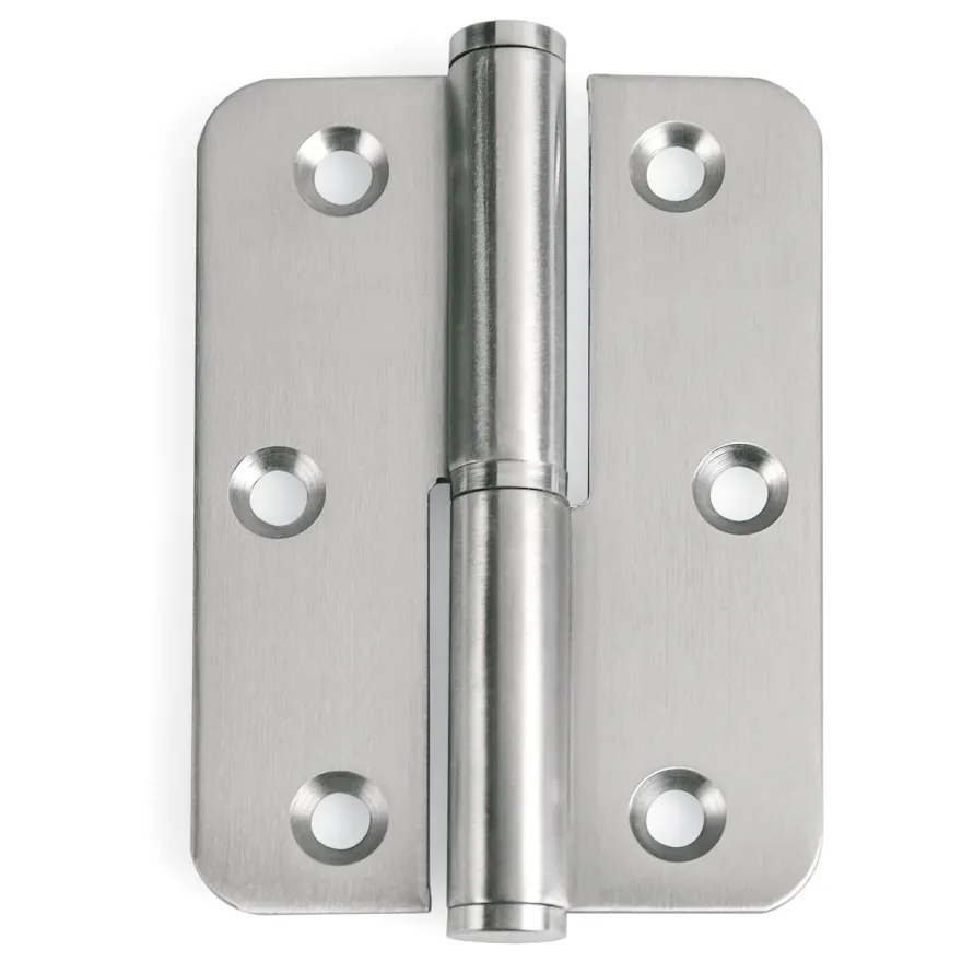 Pernios para puertas de paso de pala ancha REDONDA CERRADA