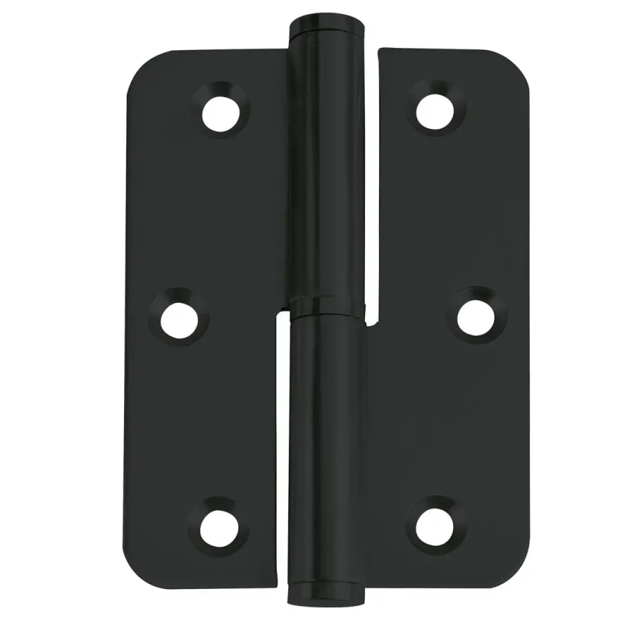 Pernios para puertas de paso de pala ancha REDONDA CERRADA