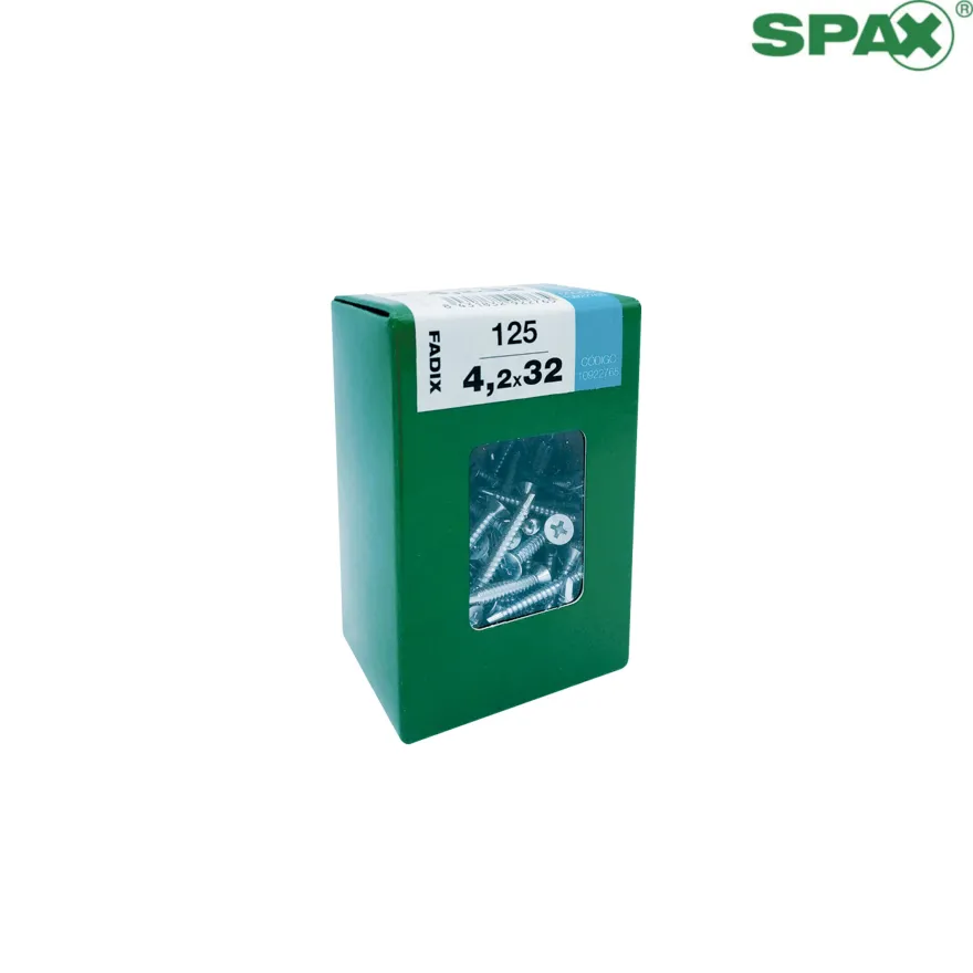 PHILLIPS - Tornillos rosca chapa autoperforante SPAX de cabeza PLANA DIN 7504