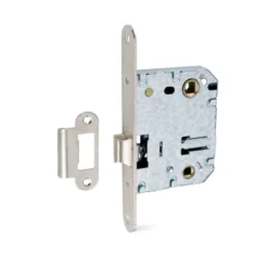Picaportes Caja TESA 134-U Reversible Con bloqueo en golpe para muletilla a 70 mm
