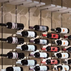 PIN - Botellero y portaestante para perfil sin anclaje