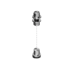 PIVOT - Jgo. de pivotes centrales para paneles giratorios 360º hasta 20 Kg