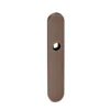 Placa ciega oval con muelle para manillas JNF