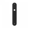 Placa ciega oval INOX para manillas