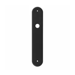 Placa ciega oval INOX para manillas