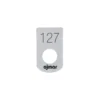 Placas adhesivas numeradas para las cerraduras monedero de taquilla o de cadena