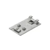 Placas de puertas y cuerpos para bisagras Cristallo de Blum