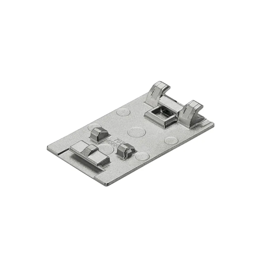 Placas de puertas y cuerpos para bisagras Cristallo de Blum