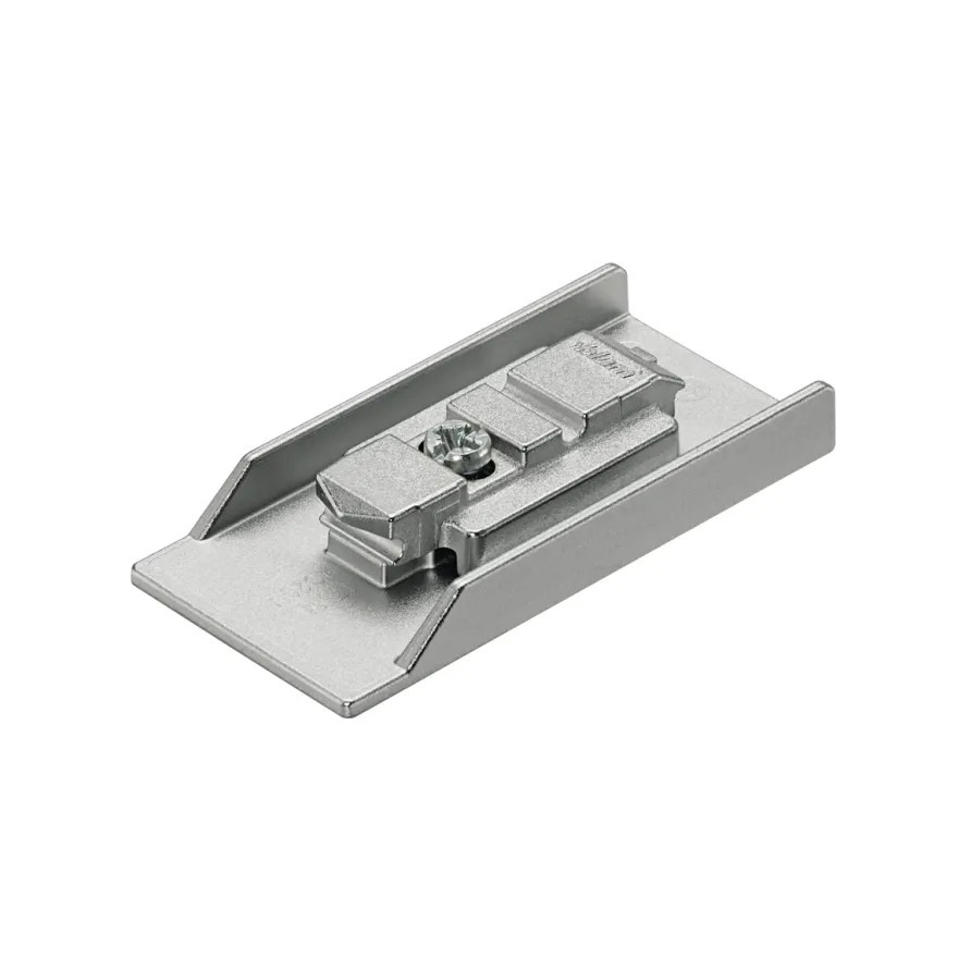 Placas de puertas y cuerpos para bisagras Cristallo de Blum