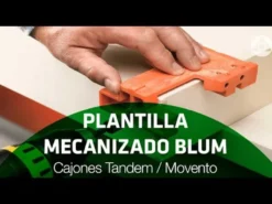 Plantilla mecanizado cajones Tandem/Movento de Blum