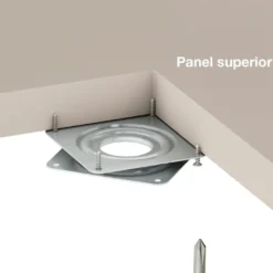 Plataforma giratoria para sobres de madera