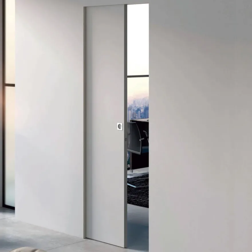 PLATINUM ESSENTIAL - Armazón para puertas correderas de hoja única para cartón yeso