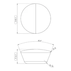 Pomo de madera BERET