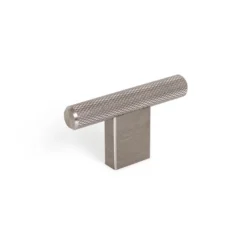 Pomo minimalista en forma de T GRAF MINI con estampado en forma de malla