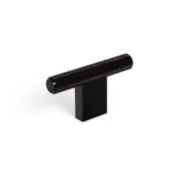Pomo minimalista en forma de T GRAF MINI con estampado en forma de malla