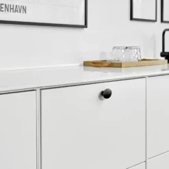 Pomo ovalado para muebles Dome