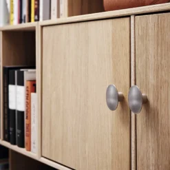 Pomo ovalado para muebles Dome