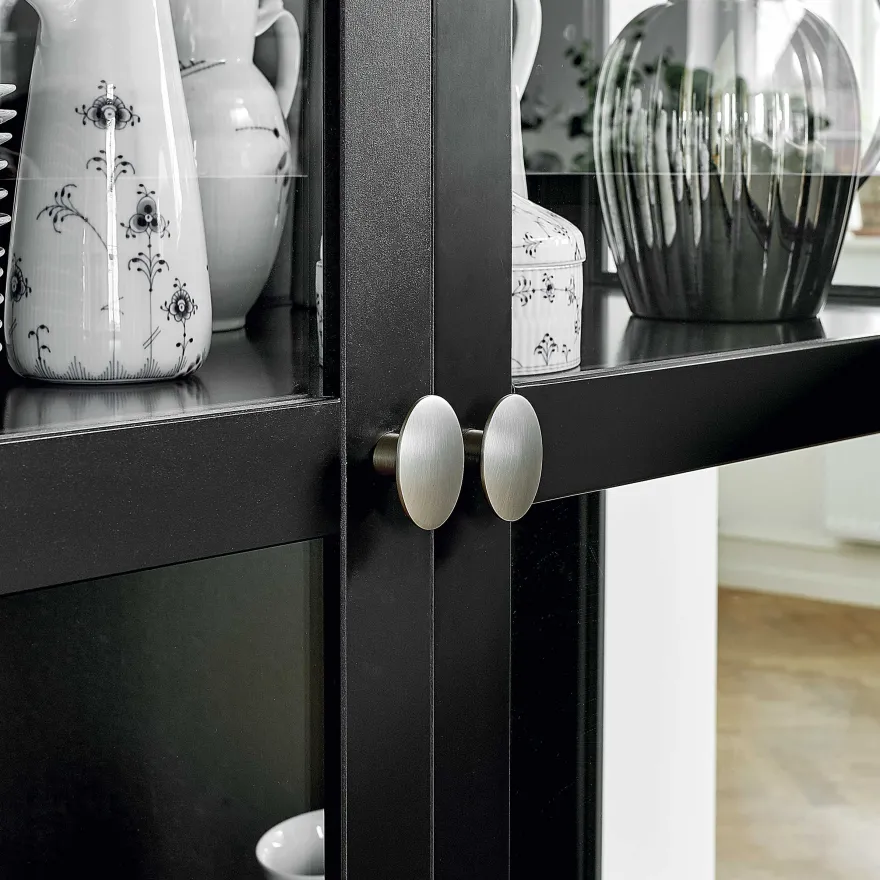 Pomo ovalado para muebles Dome