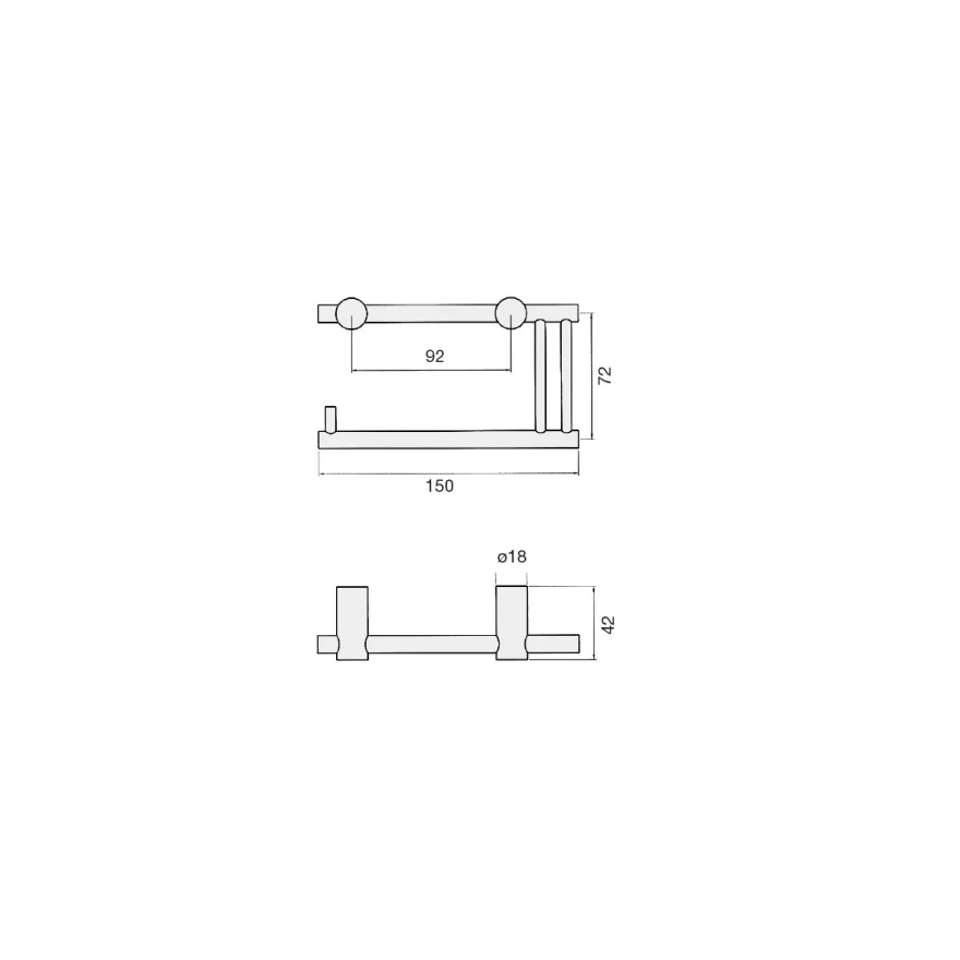 Portarrollos para el papel higiénico BCN