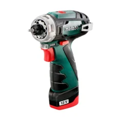 PowerMaxx BS Basic - Taladro atornillador compacto con 2 baterías de 12V/2.0Ah