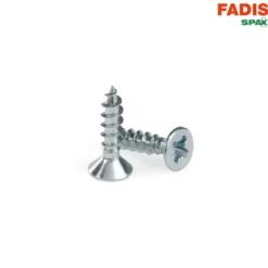 POZIDRIVE - Tornillo FADIS de cabeza plana zincado