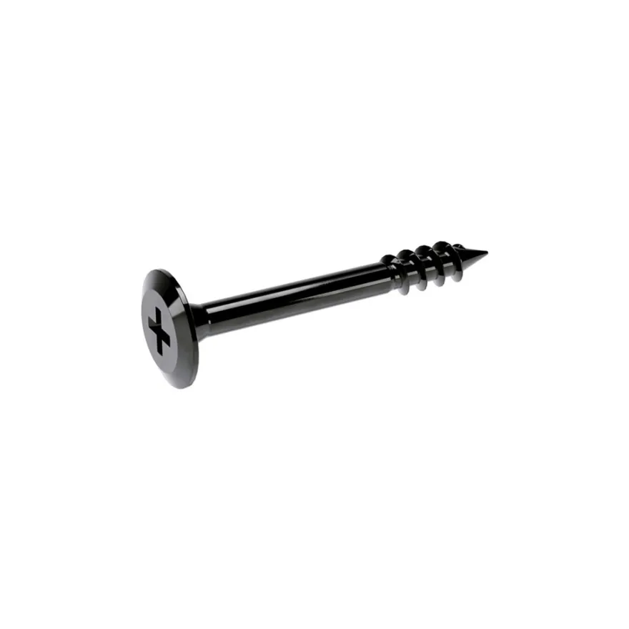 POZIDRIVE - Tornillos de cabeza extraplana tipo arandela de media rosca para unir muebles
