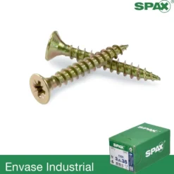 POZIDRIVE - Tornillo Spax de cabeza plana bricomatado - Envase Industrial